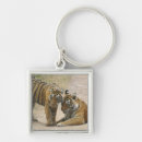 Search for animal tracks key rings National park