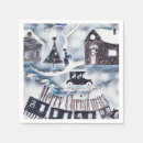 Search for vintage christmas paper napkins Winter