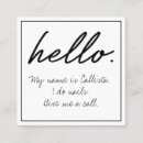 Search for quote business cards Simple