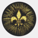 Search for fleur de lis stickers Gold