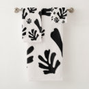 Search for black and white bath towels Vintage