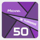 Search for turning 50 stickers 50th birthday