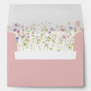 Search for wildflower envelopes Elegant modern floral