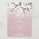 Search for blush pink wedding menus Flowers