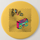 Search for boombox badges Music