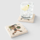Search for native american coasters Warrior