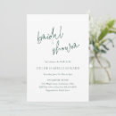 Search for forest green bridal shower invitations Elegant