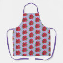 Search for poinsettias aprons Mistletoe