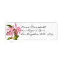 Search for orchid return address labels Vintage