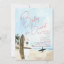 Search for surfboard baby shower invitations Tropical