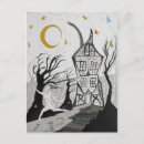 Search for frighting postcards Haunted