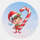 Search for cartoon candy cane stickers Xmas