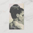 Search for hairstyles business cards Vintage