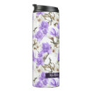 Search for purple flowers mugs Watercolor pattern