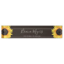 Search for sunflower name plates Business