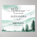 Search for green tree wedding posters Rustic