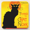 Search for chat coasters Le chat noir