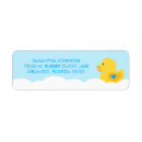 Search for rubber ducky return address labels Rubber duck baby shower