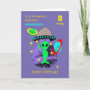 Search for funny alien cartoon cards Cute
