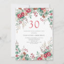 Search for christmas 30th birthday invitations Elegant