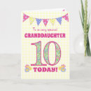Search for granddaughters 10th birthday cards Flowers