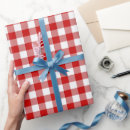 Search for red and white gingham wrapping paper Classic