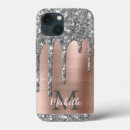 Search for metallic silver iphone 13 mini cases monogrammed