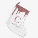 Search for gold glitter monogram christmas stockings Sparkle