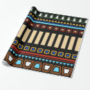 Search for africa wrapping paper Black