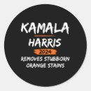 Search for stubborn stickers Kamala