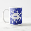 Search for paint splattered mugs Blue