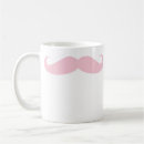 Search for pink moustache mugs Funny
