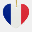 Search for french flag christmas tree decorations Drapeau français