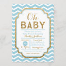 Search for glitter baby boy shower invitations Chevron