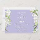 Search for lavender and white wedding invitations Couple