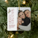 Search for familys first christmas tree decorations Family name and year