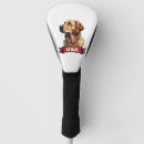 Search for golden retriever golf head covers Wolf
