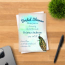 Search for peacock bridal shower invitations Vintage