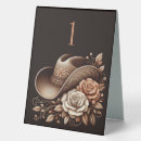 Search for cowgirl table cards Rustic