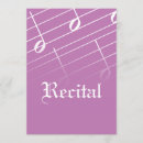 Search for rectangle cello recital invitations Band