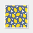 Search for blue lemon napkins Pattern