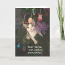 Search for funny cute christmas cards Cat