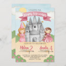 Search for princess and knight party invitations Dragon
