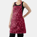Search for dark red aprons Girly