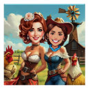 Search for funny cowgirl posters Farm