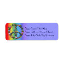 Search for peace symbol return address labels Anti war