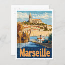Search for marseille postcards Illustration