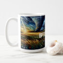Search for tornadoes mugs Meteorologist
