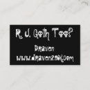 Search for rock and roll business cards Cool