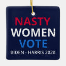 Search for nasty christmas tree decorations Woman